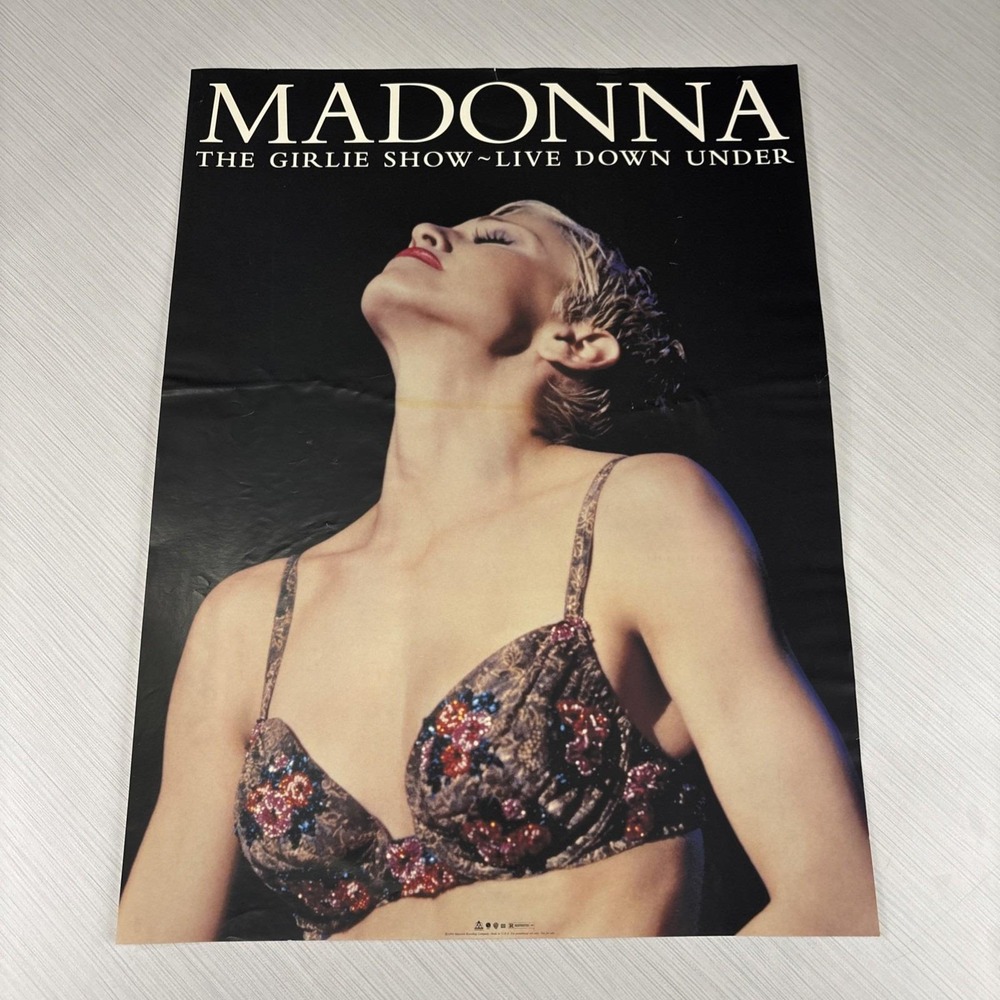 MADONNA The Girlie Show 18x24 original promotional poster 1994 Rolled Theatrical